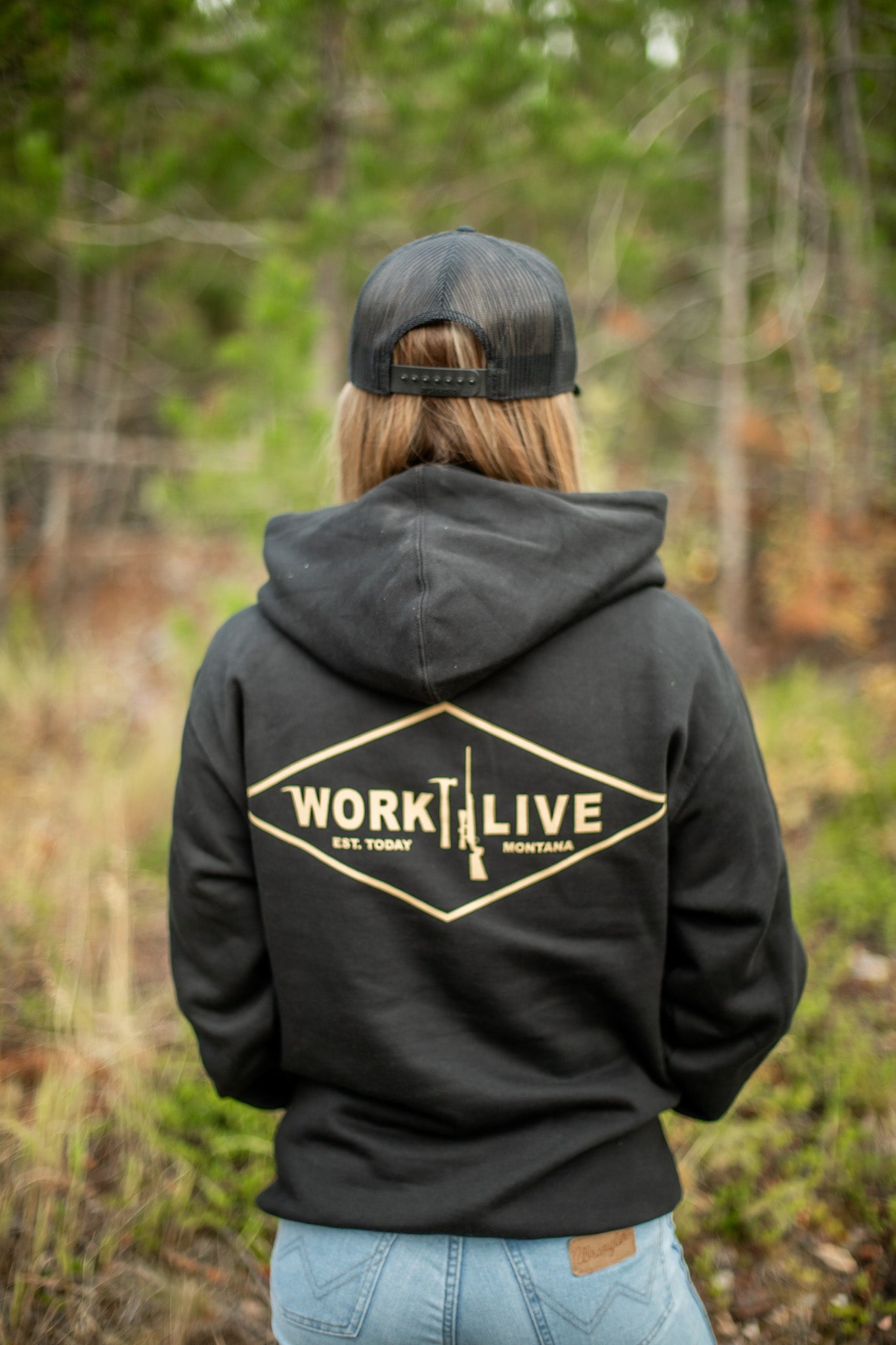 HAMMER HOODIE - BLACK
