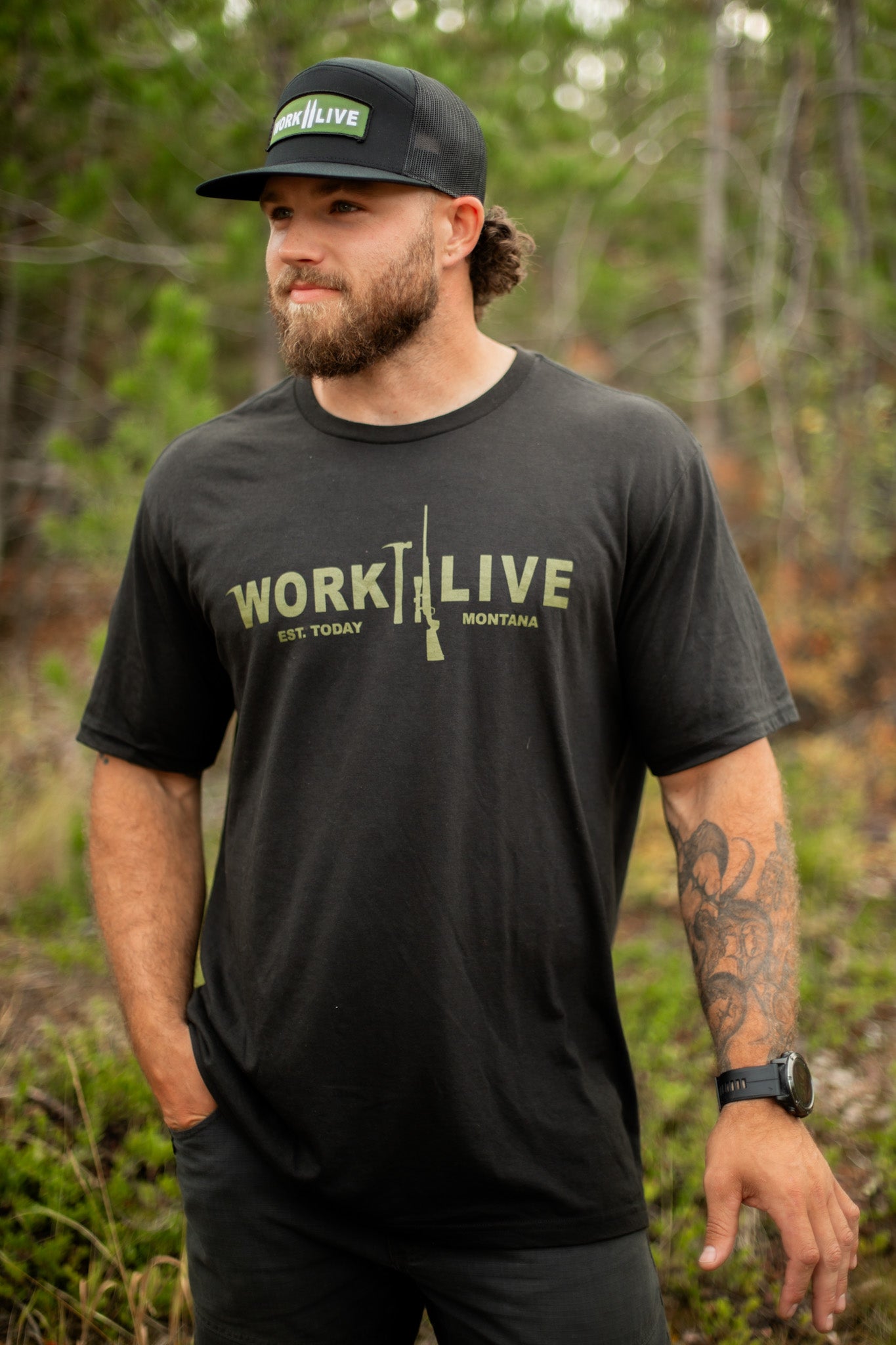 EST. TODAY TEE - BLACK