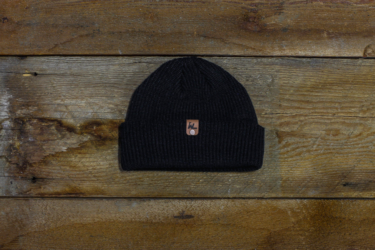 KNIT BEANIE - BLACK