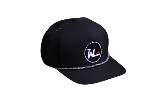WL ROPE HAT - BLACK & RED