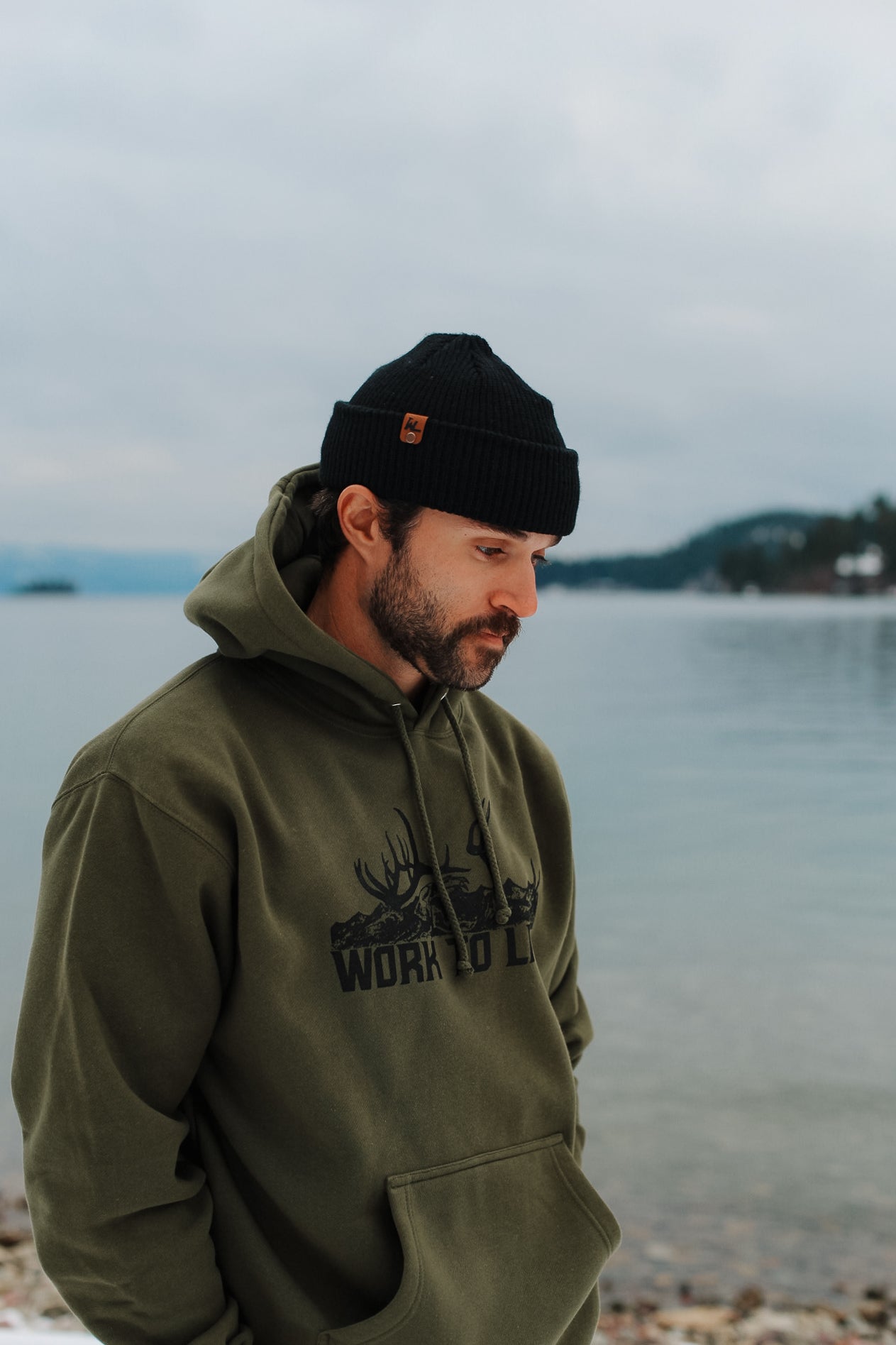 DEAD HEAD HOODIE -  ARMY GREEN