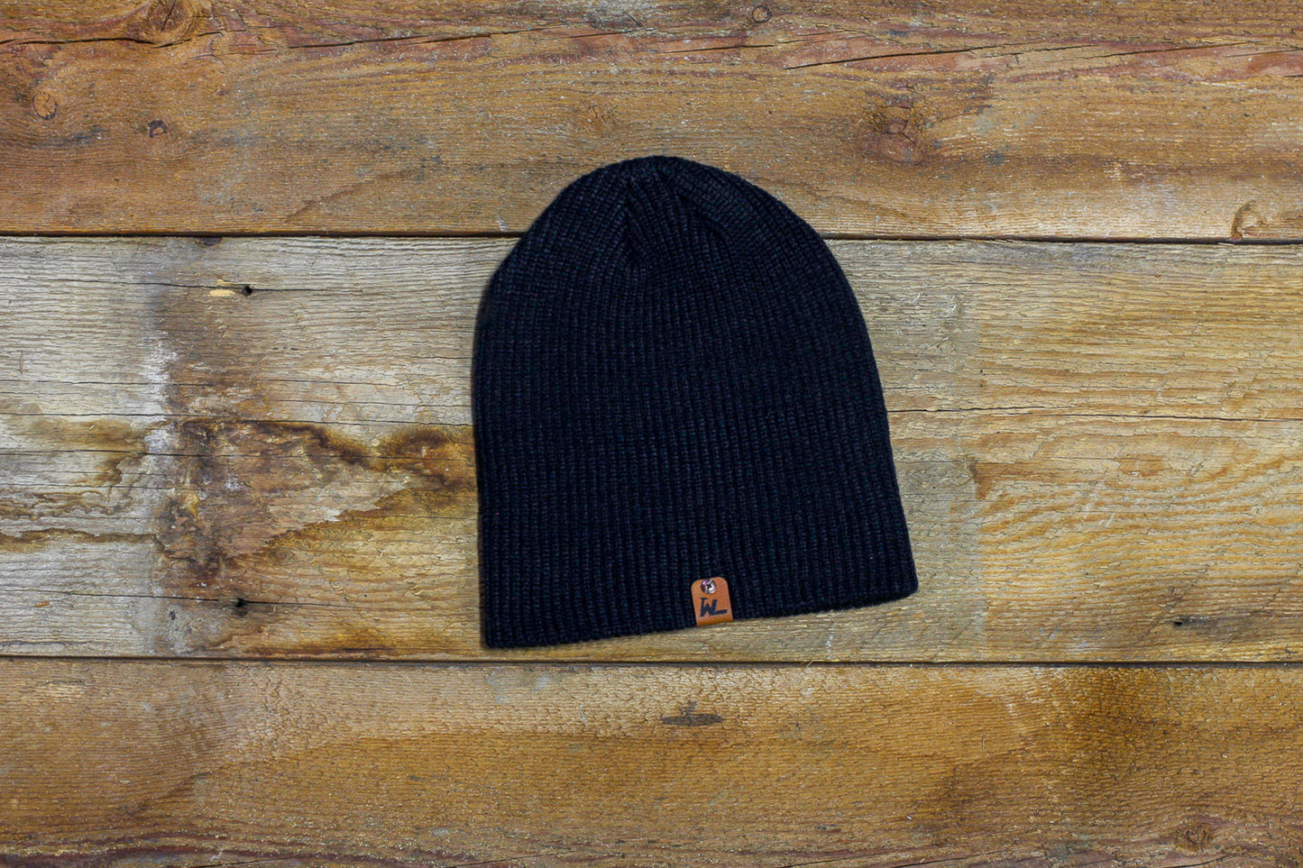 KNIT BEANIE - BLACK